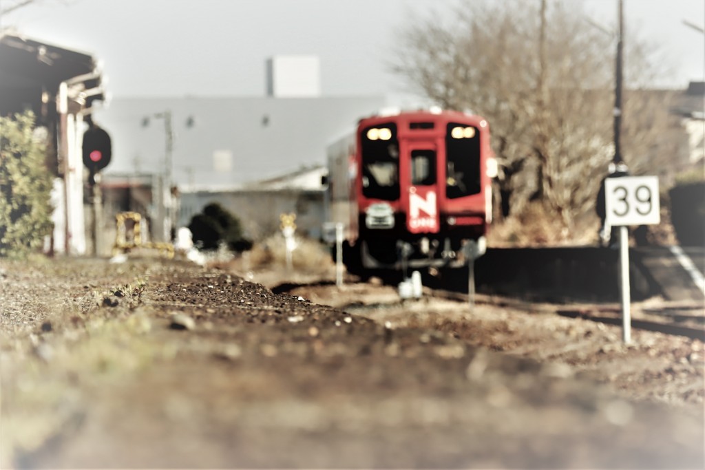 冬の桜木駅